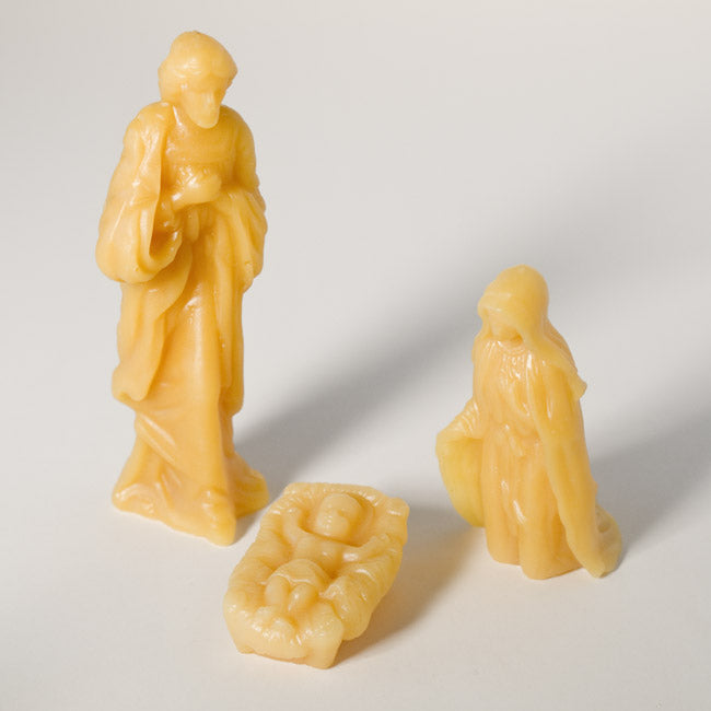 Beeswax Nativity Scene