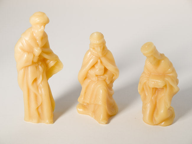Beeswax Nativity Scene